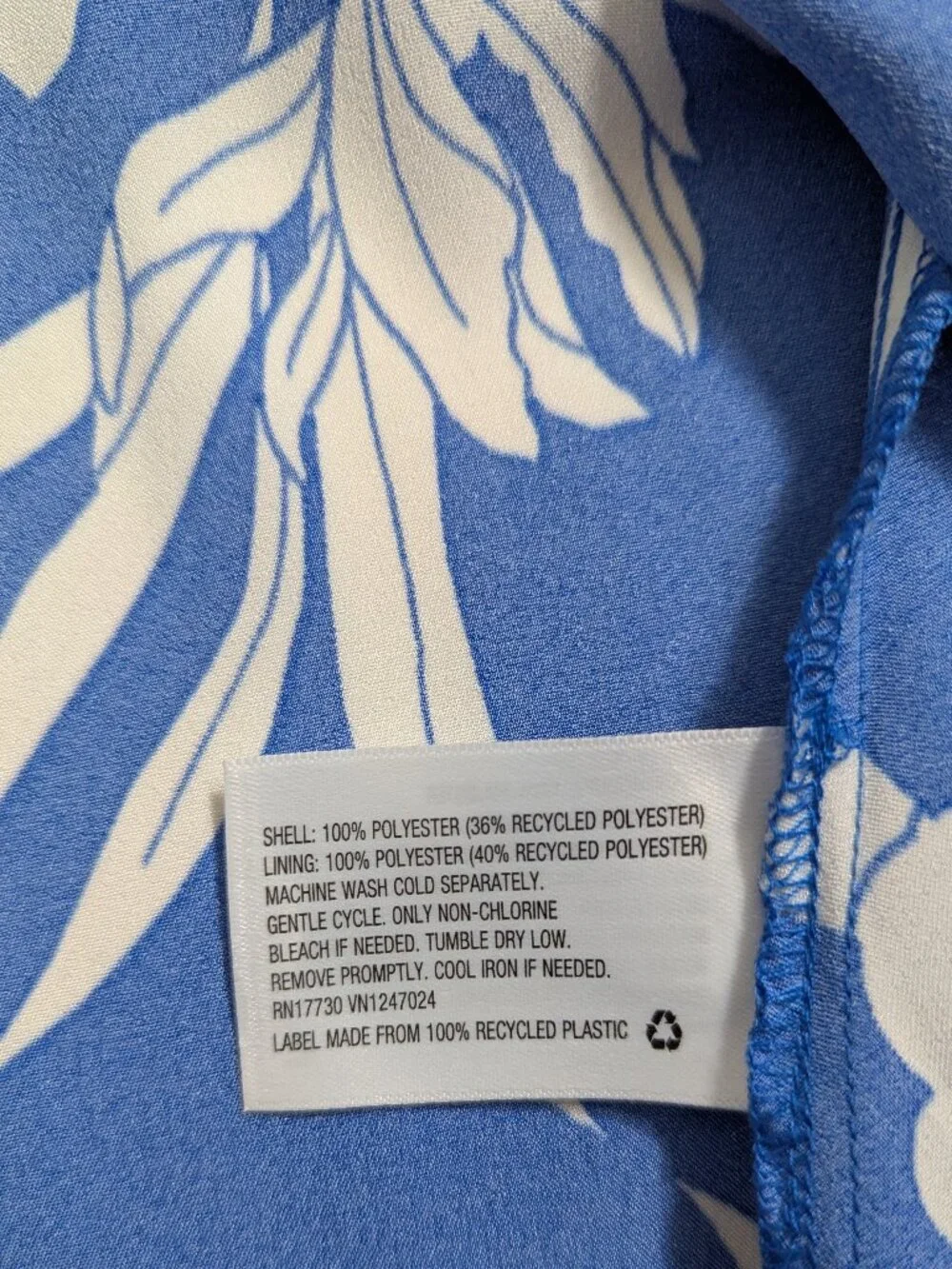 ALEXIS x Target Blue Floral Tie-Front High-Low Dress Size M - Picture 15 of 16
